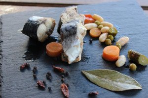 Conserva casera de caballa en aceite