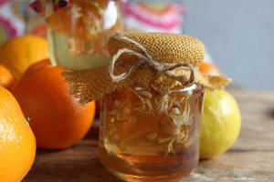 Mermelada de pétalos de flor de azahar