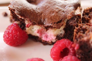 Receta de brownie con chocolate negro y mascarpone