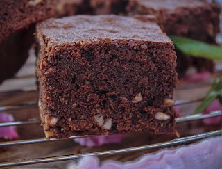 brownie receta con nueces facil